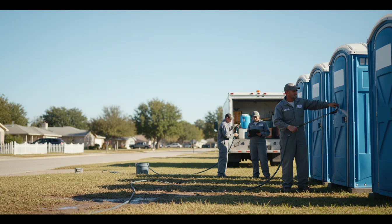 Long-Term Portable Toilet Rental in Red Rock, OK near me